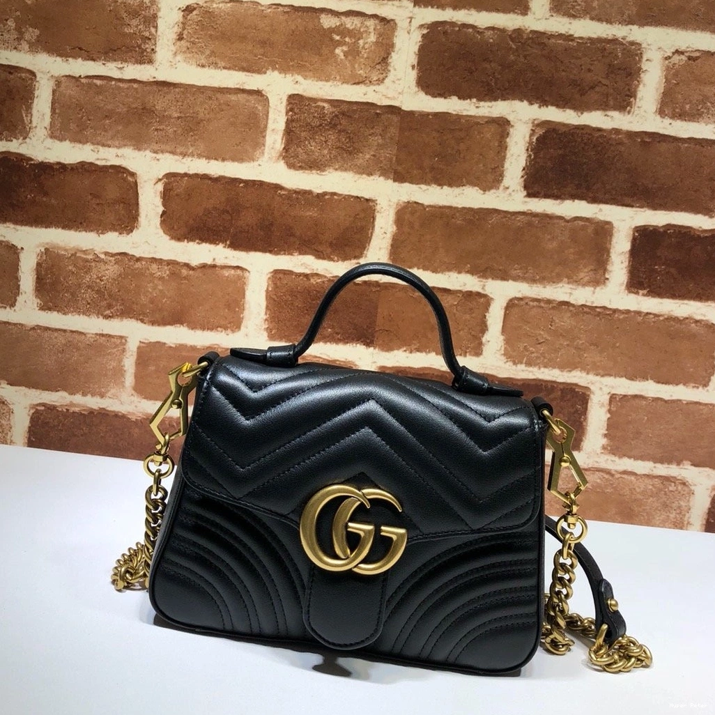 Hyperpeter Marmont GG handle top mini GUCCI bag 0715